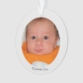 Acrylkerstfotoversiering Ornament (voorkant)