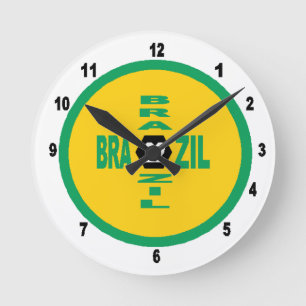 Acrylklok, Ronde Medium BRAZIL22 Klok