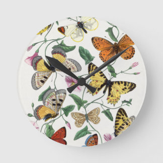 Acrylklokken Butterfly Illustratie Ronde Klok