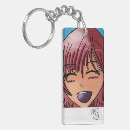 Acrylontwerp Uw eigen Sleutelhanger (Voorkant Links)