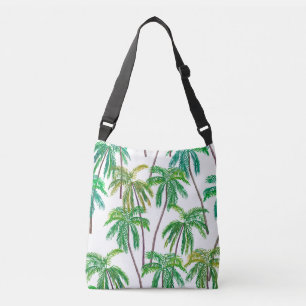 Acrylpalmen: Zomertextiel. Crossbody Tas