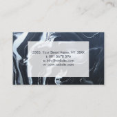 Acrylpour zwarte marmer visitekaartje (Achterkant)