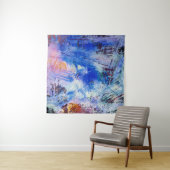 acrylrastertextuur verschillend meerkleurig mono wandkleed (In Situ (horizontaal))