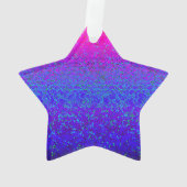 Acrylsierstof Glitter Star Dust Ornament (achterkant)