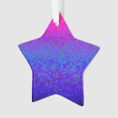 Acrylsierstof Glitter Star Dust Ornament (voorkant)
