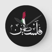 AcrylSleutelhanger Ronde Klok (Voorkant)