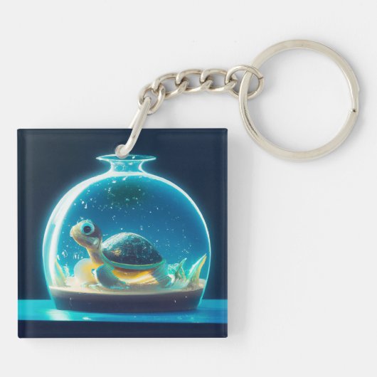 AcrylSleutelhanger Sleutelhanger (Achterkant)