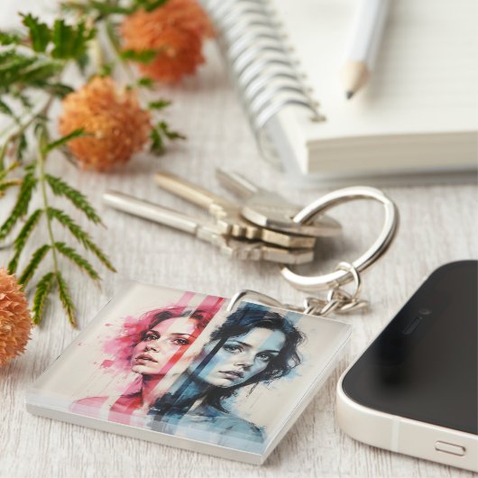 AcrylSleutelhanger Sleutelhanger (Voorkant Rechts)