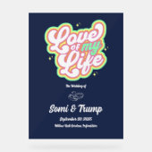 Acrylteken Acryl Bord (Voorkant)