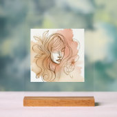 Acrylteken Acryl Bord (Neutraal)