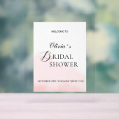 Acrylteken Vrijgezellenfeest in een elegante stijl Acryl Bord (Neutraal)