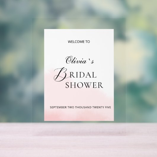 Acrylteken Vrijgezellenfeest in een elegante stijl Acryl Bord (Neutraal)