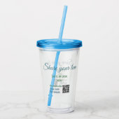 Acryltumbler Acryl Drinkbeker (Achterkant)