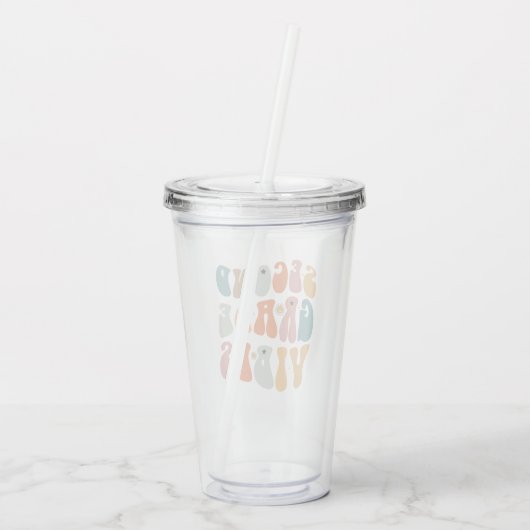 Acryltumbler Acryl Drinkbeker (Achterkant)