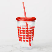 Acryltumbler - Harten Acryl Drinkbeker (Links)