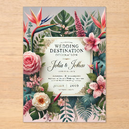 Acryluitnodiging Acryl Uitnodigingen