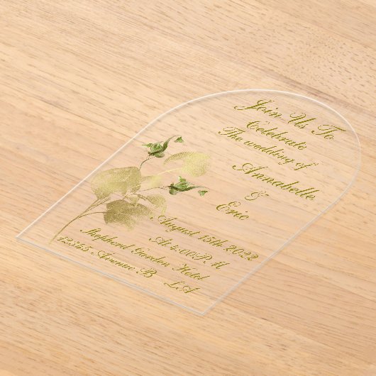 Acryluitnodiging Acryl Uitnodigingen (Laagn)