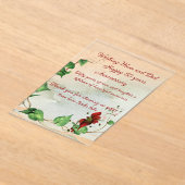 Acryluitnodiging Acryl Uitnodigingen (Laagn)