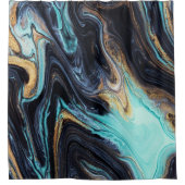 Acrylverf abstract: kleur achtergrond. douchegordijn (Voorkant)