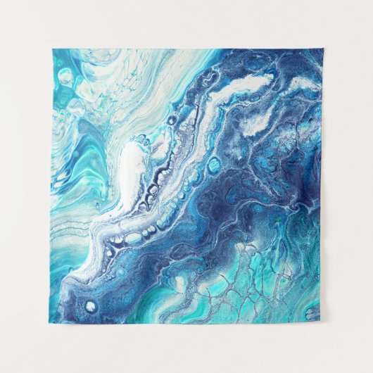 Acrylverf, abstracte kleurtonen wandkleed (Voorkant (horizontaal))