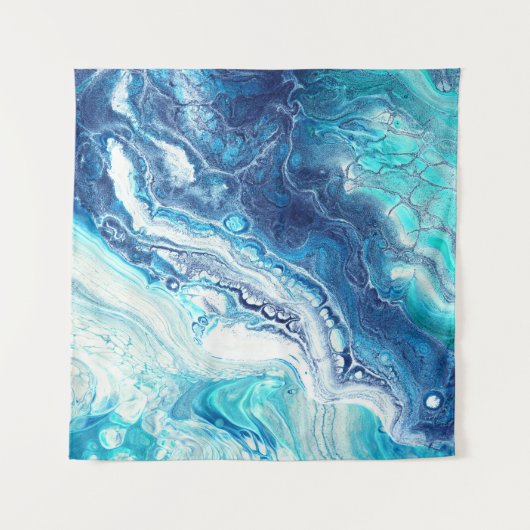 Acrylverf, abstracte kleurtonen wandkleed (Voorkant)