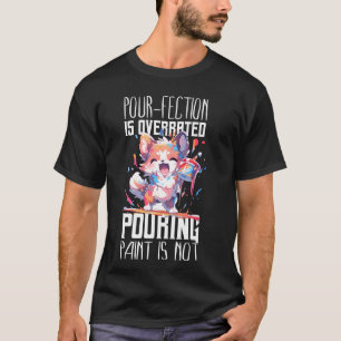 Acrylverf gieten ontwerp voor Fluid Art Painter T-shirt