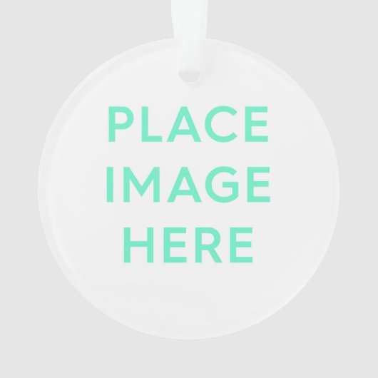 Acrylversiering, cirkelvormig ornament (achterkant)