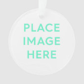 Acrylversiering, cirkelvormig ornament (voorkant)