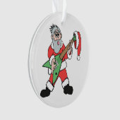 Acrylversiering met kerstman! ornament (voorkant)
