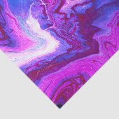 Acrylvezel Paarse marmer Design Tissuepapier (Detail)