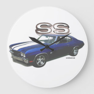 Acrylwandklok 1970 CHEVELLE SS Grote Klok