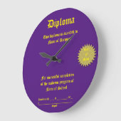 acrylwandklok grote klok (Hoek)