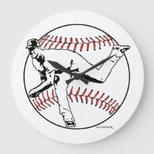 Acrylwandklok, rond (groot)