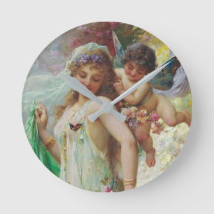 acrylwandklok ronde klok