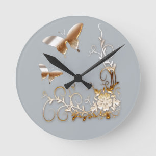 acrylwandklok ronde klok