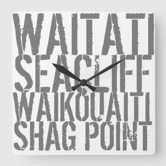 acrylwandklok vierkante klok (Voorkant)