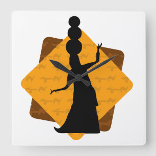 acrylwandklok vierkante klok