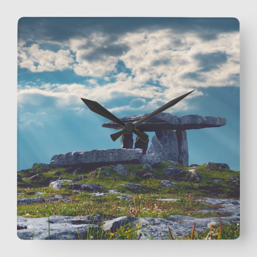 acrylwandklok vierkante klok (Voorkant)