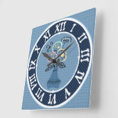 acrylwandklok vierkante klok (Hoek)