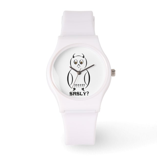 acsii Srsluw Owl Horloge (Voorkant)