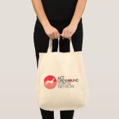 ACT Greyhound Support Network Logo Canvas tas (Voorkant (product))