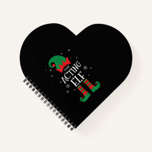 Acteerbare Elf Actrice Kerst Notitieboek