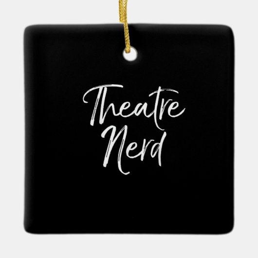 Acter Acter Lover Actress Nerd Keramisch Ornament (Voorkant)
