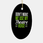 Acter Dramatic Musical Broadway Actor Actress Keramisch Ornament (Rechts)