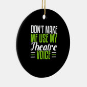 Acter Dramatic Musical Broadway Actor Actress Keramisch Ornament (Rechts)