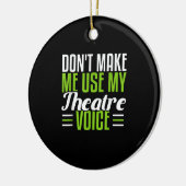 Acter Dramatic Musical Broadway Actor Actress Keramisch Ornament (Links)