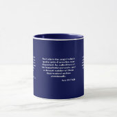 Actes 10:7 KJV Bible Écriture Mug à deux tons (Centre)