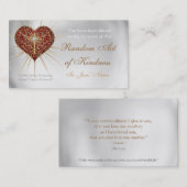 Actes aléatoires CHRÉTIENS des cartes de (Devant / Derrière)