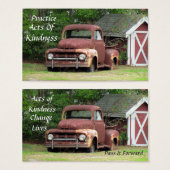 Actes aléatoires de cartes de gentillesse - Le cam (Devant & derrière)