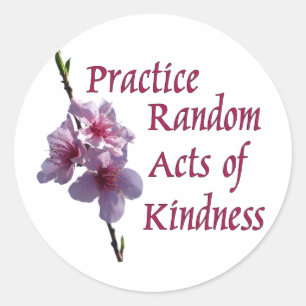 Actes aléatoires de pratique des autocollants